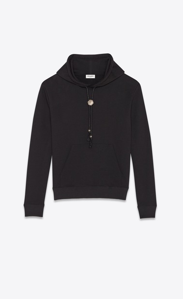 Concho tie hoodie